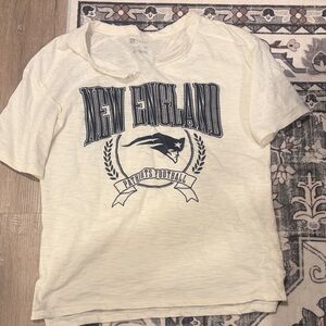 NFL Kids Cream New England Patriots Tee